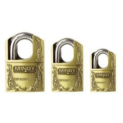 Mindy 3 Keys Heavy Duty Warehouse Shrouded Hardened Keyed Padlock Top Security Lock