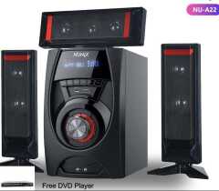 NU-A22 3-1 Heavy base home theatre system with bluetooth connection and remote control
