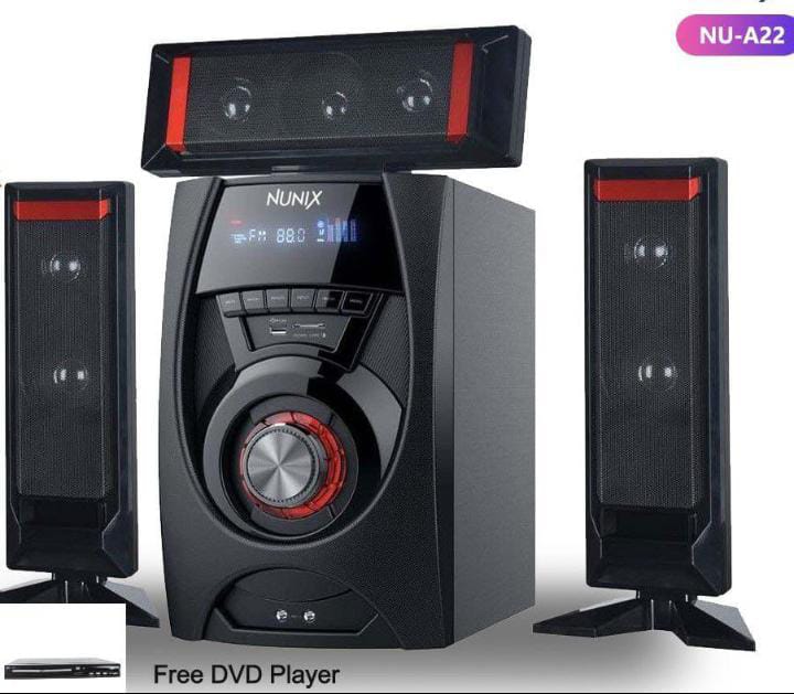 NU-A22 3-1 Heavy base home theatre system with bluetooth connection and remote control