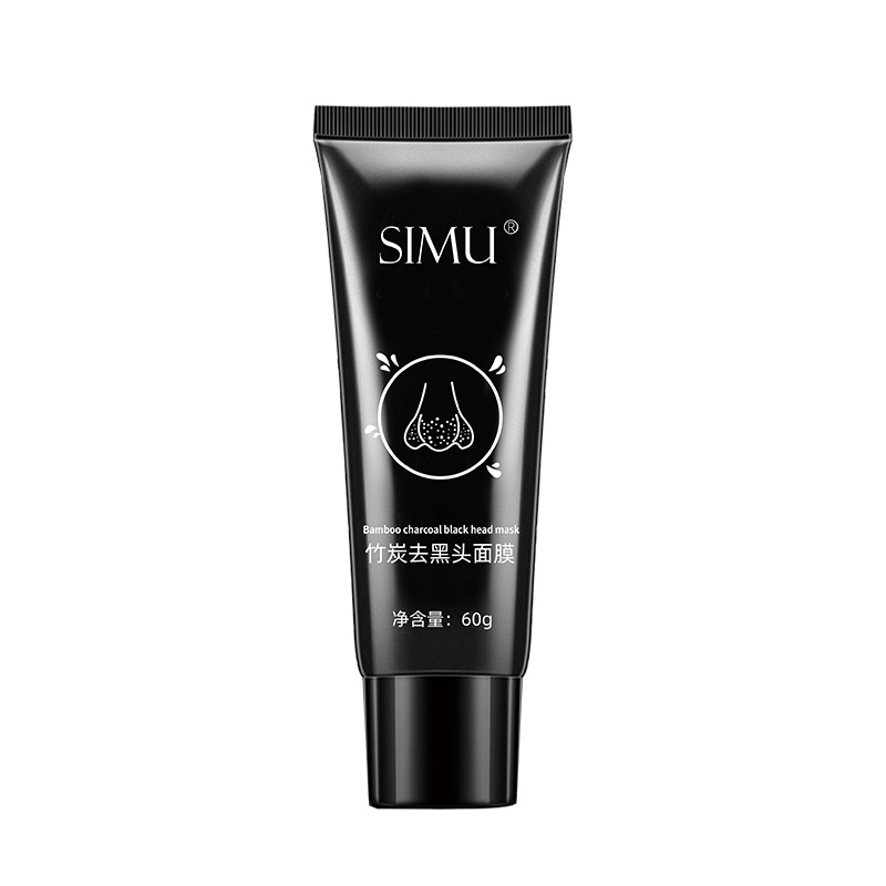 Bamboo charcoal to remove blackheads, mites, acne, deep cleaning and shrinking pores, tear off facial mask, nasal paste for men and women