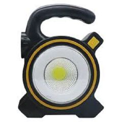 Cob Work 2 In 1 Solar/ USB Rechargeable Multifunction Torch Power Bank