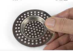 Stainless steel kitchen sink strainer