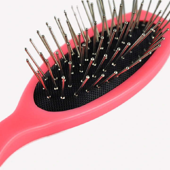 Wig care tools anti hairiness air bag big steel comb to take care of wigs men's and women's combs rose red combs