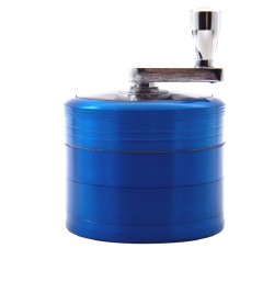 Kitchen Dining room appliances 4-layer Tobacco Grinder Manual Aluminum Herbal Herb Mill Spice Crusher Smoke Grinder Crusher Hand Crank Muller Smoking Accessory