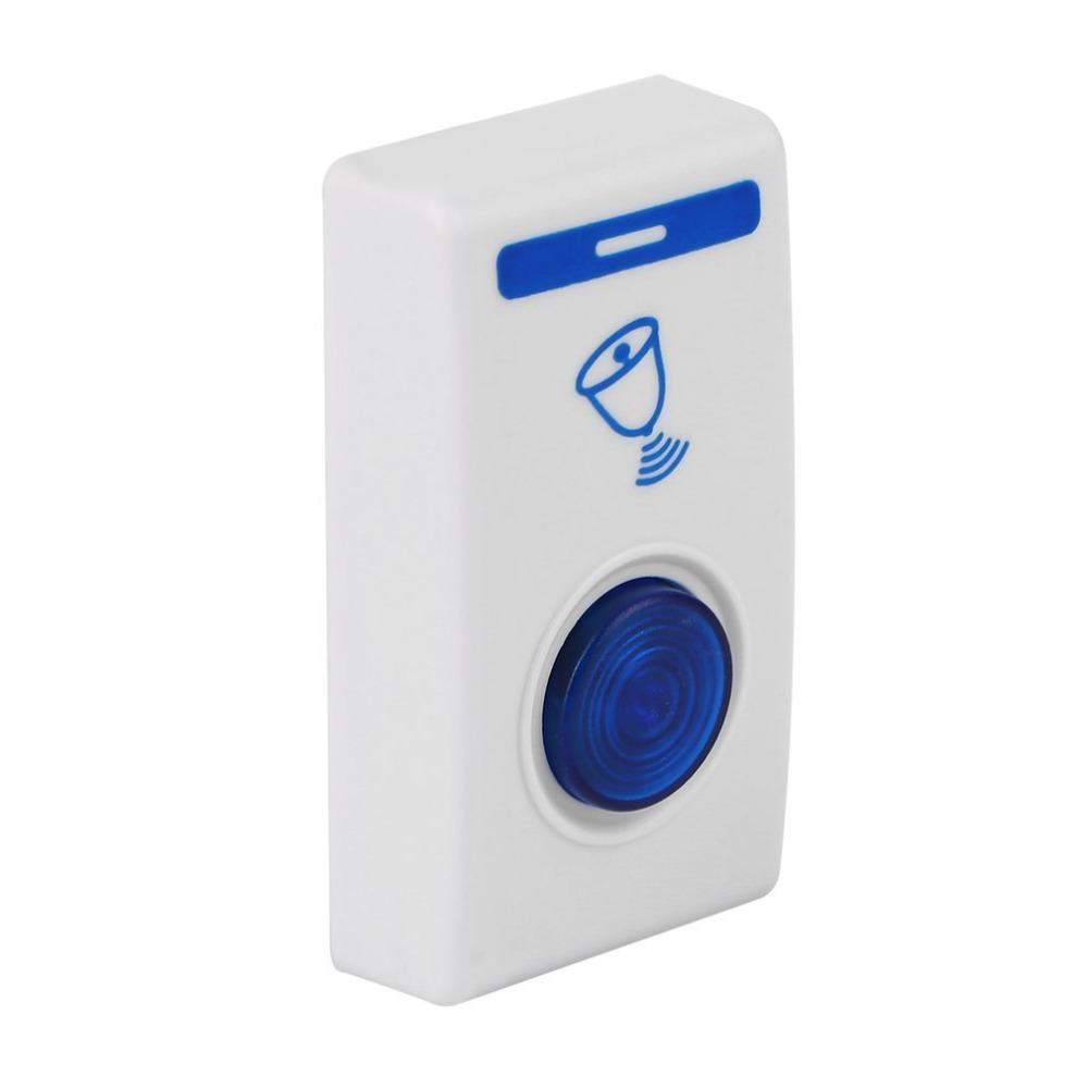 LED Wireless Doorbell Wireles Remote Control 32 Tune Songs 100M Range Smart Waterproof Door bell Button for Home Office Hotel