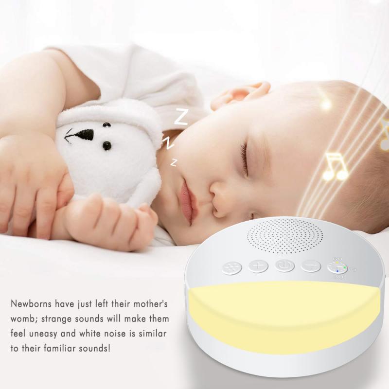 Sleep Helper Aid Noise Machine Sound Spa Relaxation Machine Nature Sounds Sleep Insomnia Relief Artifact Tool for Baby Adults