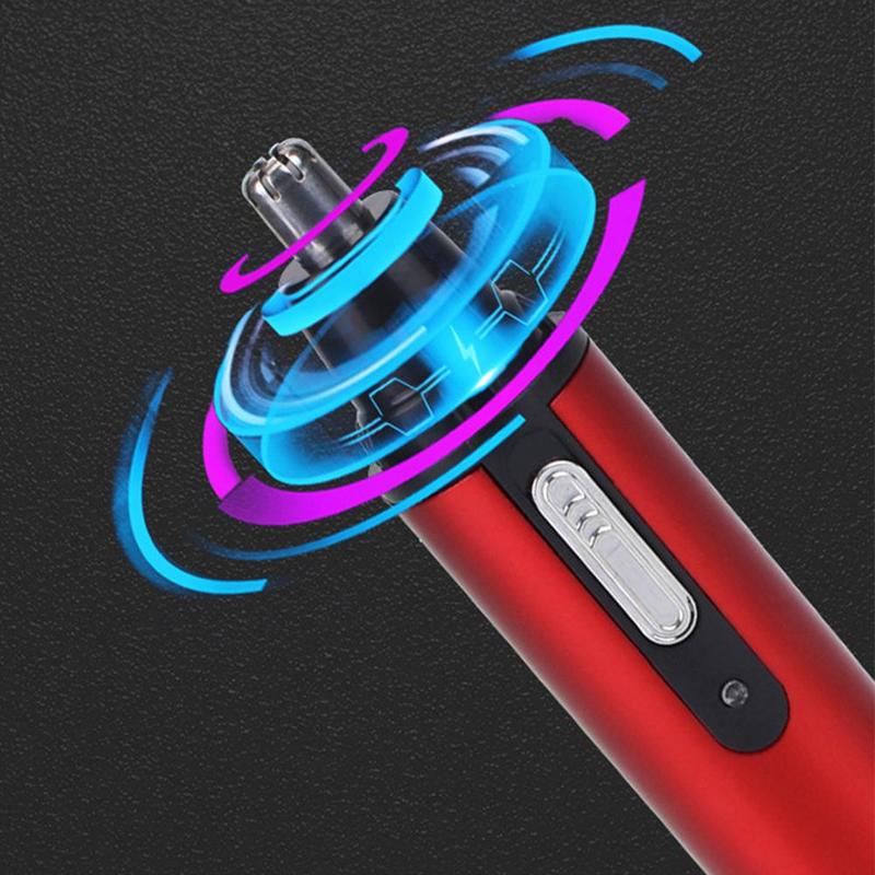 Nose Hair Trimmer USB Rechargeable Electric Shaving Eyebrows Safe Hair Trimming Tool Beard Care Ear Trimmer