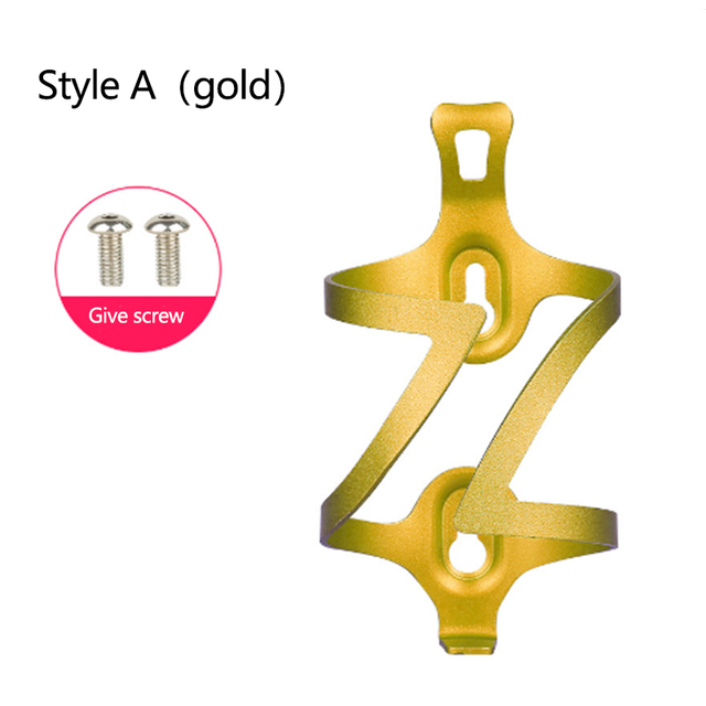 Bicycle bottle cage Aluminum alloy bottle cage One-piece molding Cycling Mountain bike riding equipment accessories