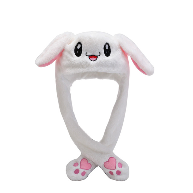 Dancing Rabbit Ear Hat Cute Caps Plush Embroidery Women's Hat Gift For Kids Children Girls Boy Wrap Warm Hat Sombrero Mujer