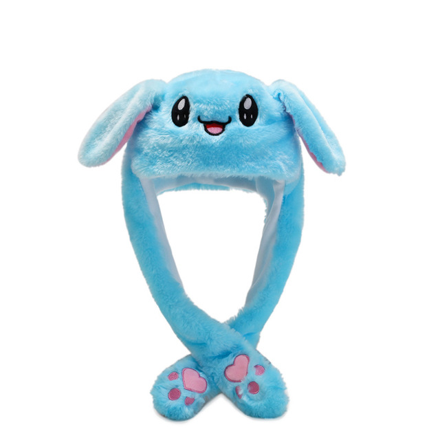 Dancing Rabbit Ear Hat Cute Caps Plush Embroidery Women's Hat Gift For Kids Children Girls Boy Wrap Warm Hat Sombrero Mujer