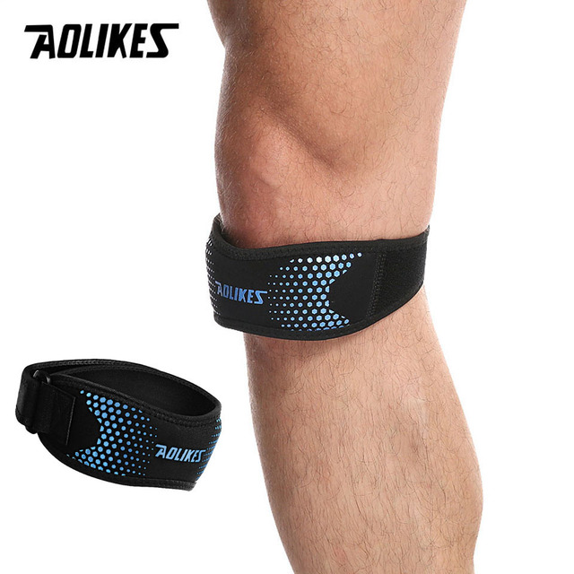 1PCS Adjustable Knee Pad Knee Pain Relief Patella Stabilizer Brace Support for Hiking Soccer Basketball Running  Sport