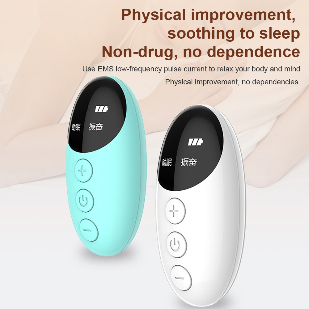 Intelligent Sleep Aid Hand-held Portable Pulse Soothing Massage Instrument Household Smart Aid For Women Man to Sleep Better