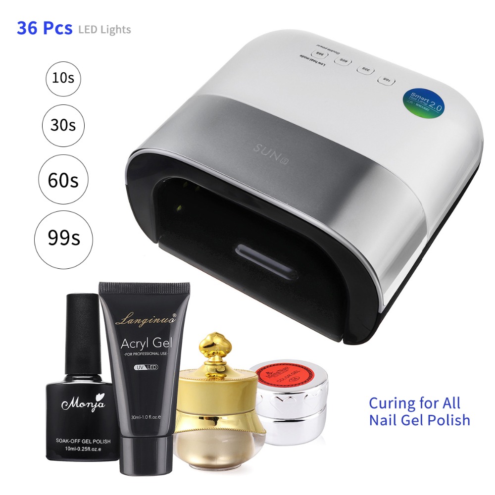 48W UV LED Lamp Nail Dryer with Smart Timer Auto Sensor Polish Gel Curing Nail Drying Machine Manicure Tool view 3