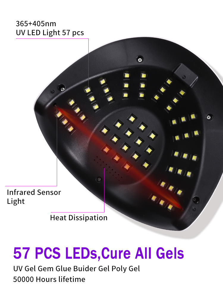 Nail Dryer LED Nail Lamp UV light for Gel Polish With Motion Sensor Supplies for Professionals Manicure Pedicure Salon Tool
