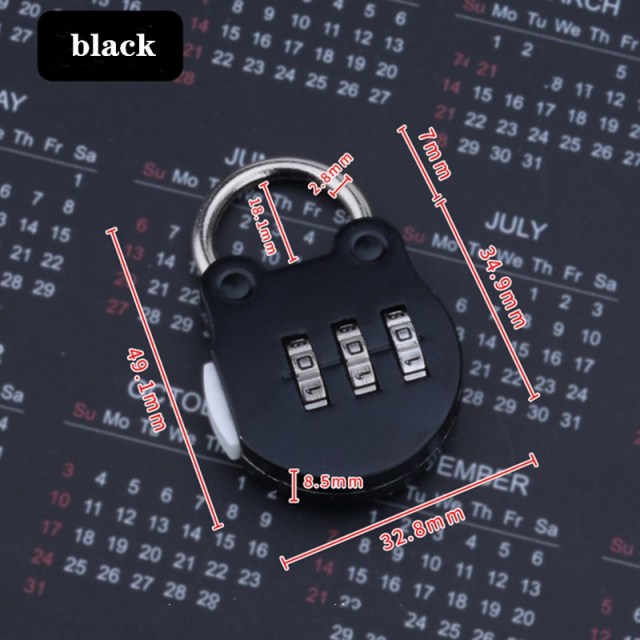 Luggage Travel Digit Number Code Lock Combination Padlock Safe Lock for Gym Digital Locker Suitcase Drawer Lock Hardware