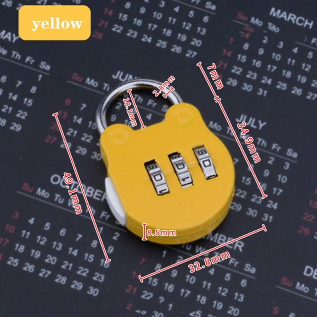 Luggage Travel Digit Number Code Lock Combination Padlock Safe Lock for Gym Digital Locker Suitcase Drawer Lock Hardware
