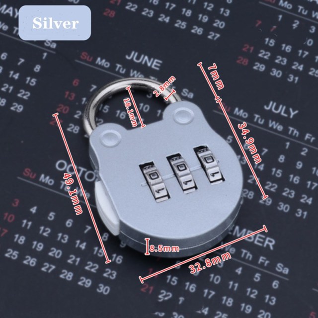 Luggage Travel Digit Number Code Lock Combination Padlock Safe Lock for Gym Digital Locker Suitcase Drawer Lock Hardware