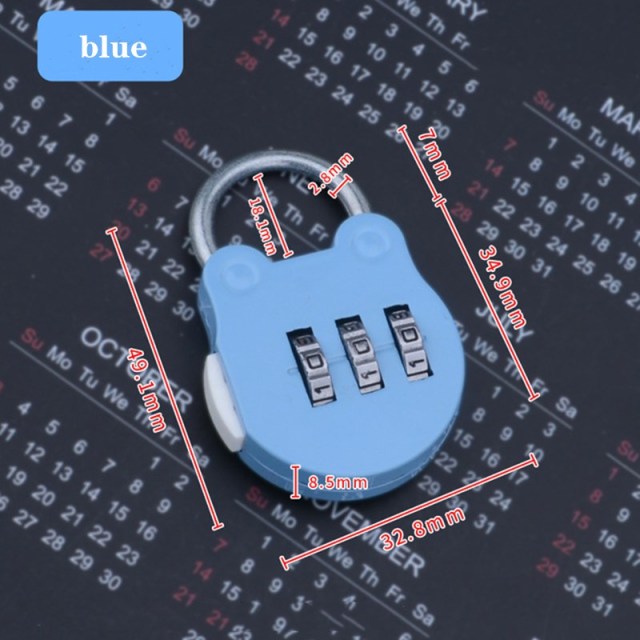 Luggage Travel Digit Number Code Lock Combination Padlock Safe Lock for Gym Digital Locker Suitcase Drawer Lock Hardware