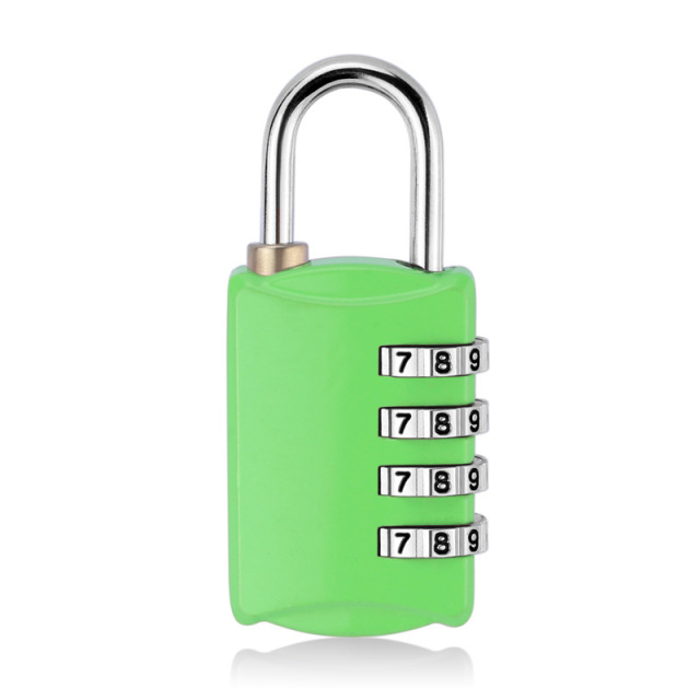 Nice 4 Digit Dial Combination Code Number Lock Padlock For Luggage Zipper Bag Backpack Handbag Suitcase Drawer Durable Locks