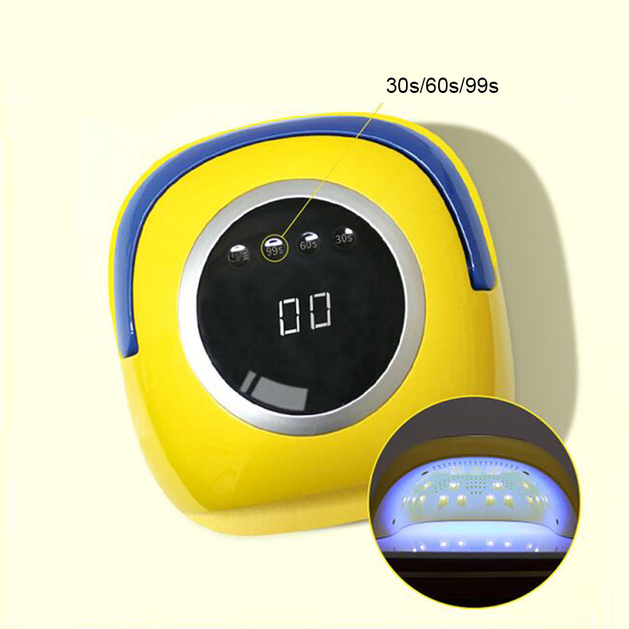 72W Rechargeable Nail Lamp S40 Wireless Gel Polish Dryer Manicure Machine LED light for Nails Cordless Nail UV LED Lamp view 3