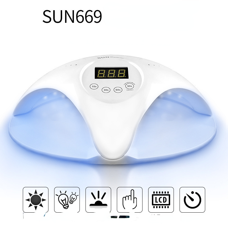 Phototherapy Nail Enhancement Lamp, Fast Drying LED Infrared Induction Flashlight, 48W, Nail Enhancement Equipment view 2