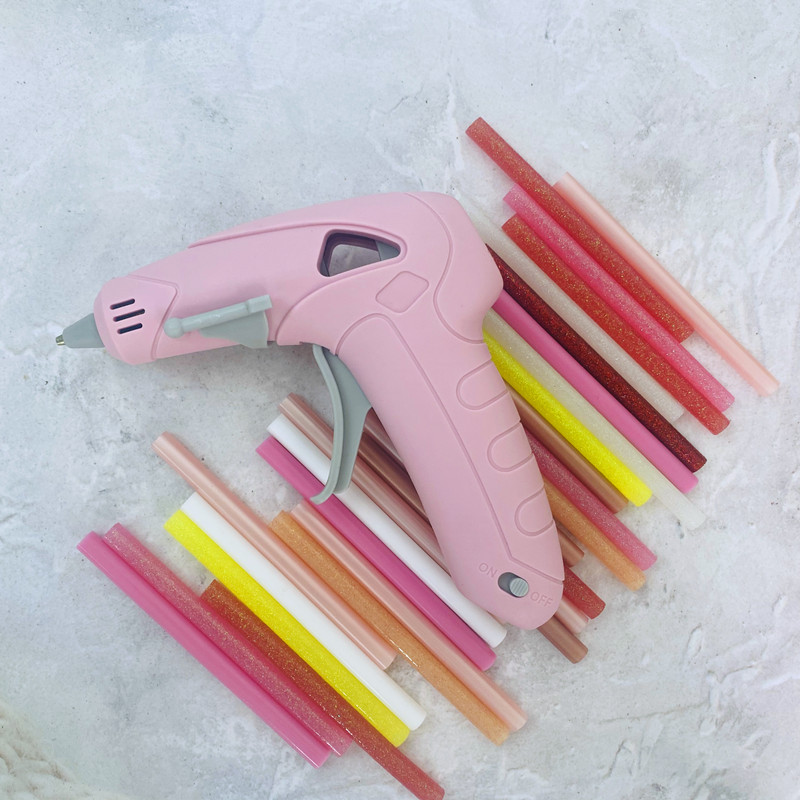 hot melt adhesive rods USB lithium battery glue gun 10W, transparent paint wax sealing DIY tool adhesive