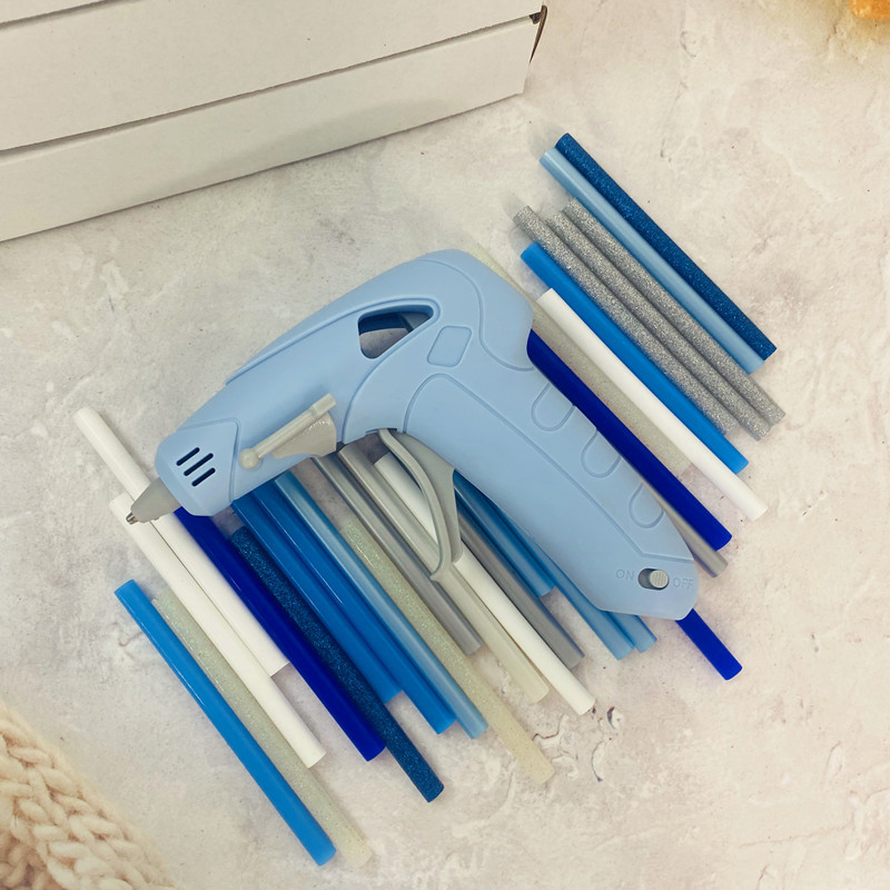 hot melt adhesive rods USB lithium battery glue gun 10W, transparent paint wax sealing DIY tool adhesive