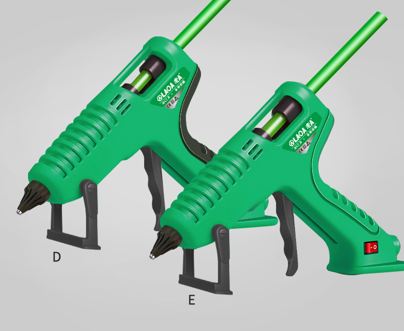 Hot Melt Glue Gun 40W EU Thermo Electric Silicone Adhesive Gun Hot Glue Gun Adhere to PU flower Gift With Glue Sticks