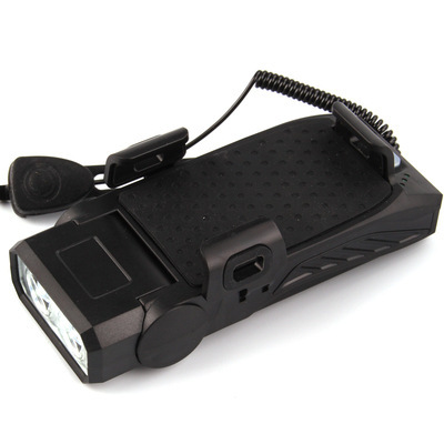 Multifunctional Bicycle Headlight, USB Rechargeable LED Bike Lights, 4000 mAh, Waterproof  with Power Bank Horn Phone Holder