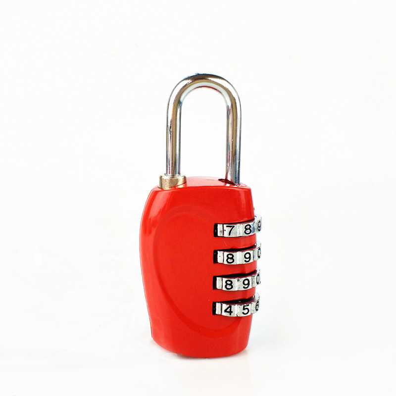 4 Dial Digit Password Lock Combination Suitcase Luggage Metal Code Password Locks Padlock Travel Safe Anti-Theft Cijfersloten
