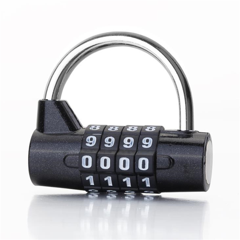 Multifunctional Combination 4 Digit Security Padlock Gym Locker Drawer Luggage Cabinet Toolbox Door Lock Door Padlock