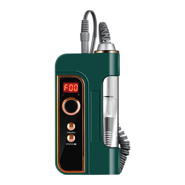 Rechargeable Electric Manicure Drills 35000RPM Brushless Motor Low Noise Large Capacity Battery Portable Nail