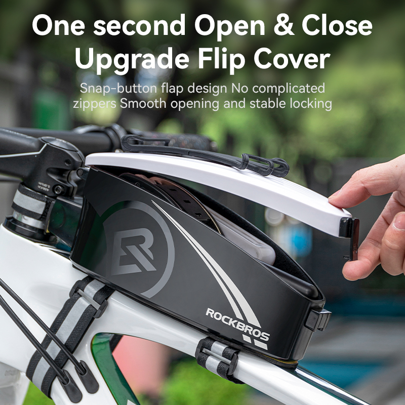 Fashion Cycling Bag 6.7 Inch Phone Holder Bag Special PC Hard Shell  Bicycle Front Bag Bike Bag Accessories  Multifunctional Bags