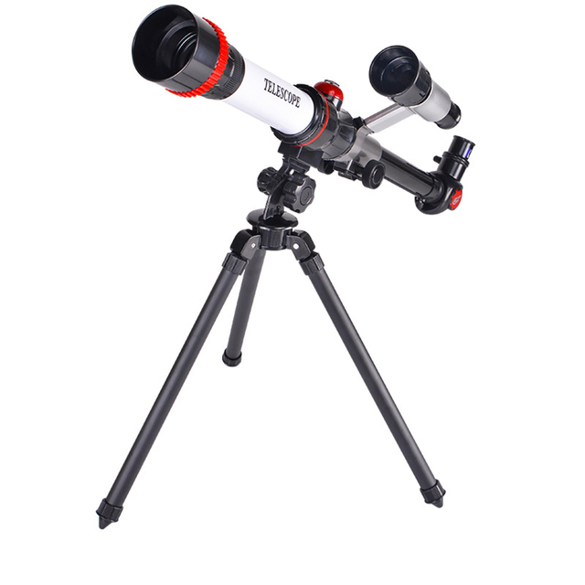 Red Professional Astronomical Telescope Powerful Monocular Portable HD Moon Space Planet Observation Telescope Gifts for Children