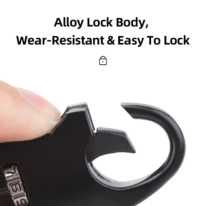 90cm Antivol Moto MTB Helmet Bike Lock Elastic Stretch 45G Ultralight Flexible PVC Password Lock Bicycle Accessories