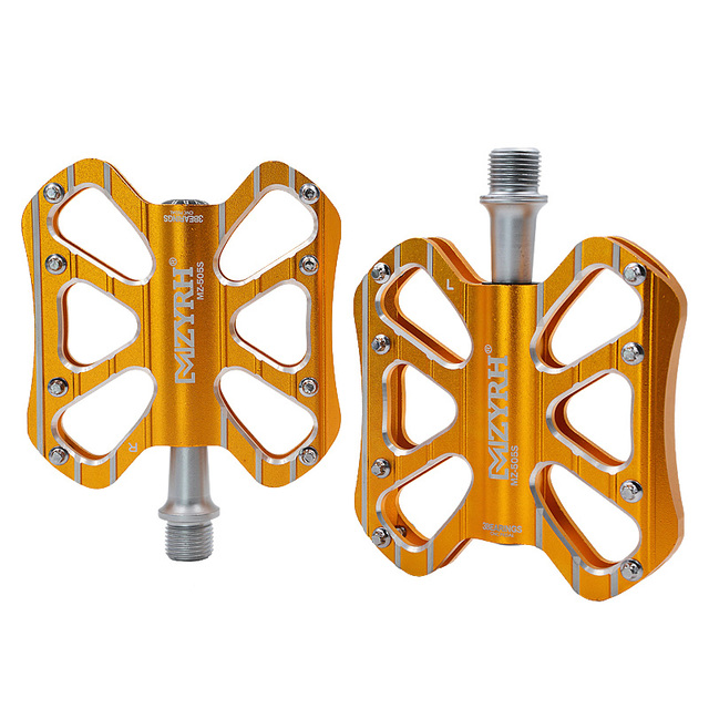 Outdoor Bike Pedals Bicycle Pedal Non-Slip MTB Pedals Aluminum Alloy Flat  Applicable Waterproof Bike  Accessories