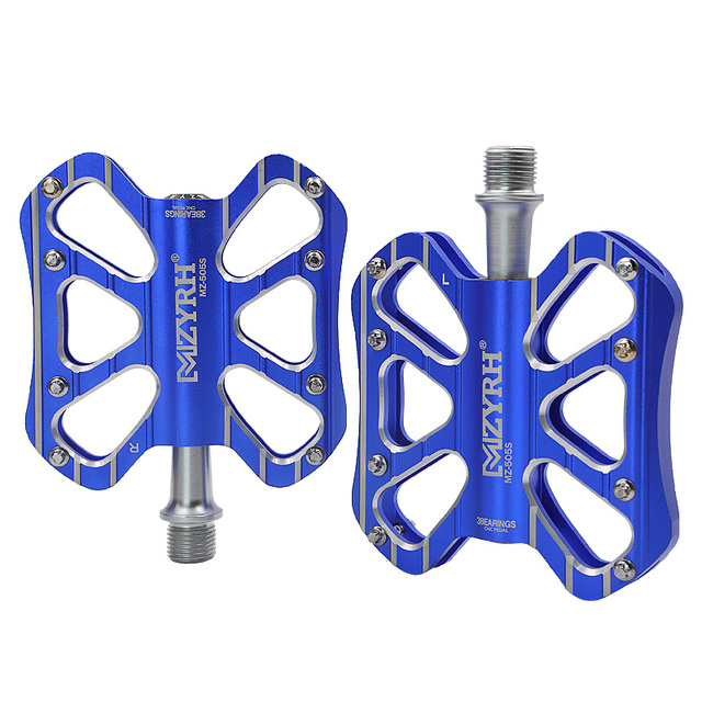 Outdoor Bike Pedals Bicycle Pedal Non-Slip MTB Pedals Aluminum Alloy Flat  Applicable Waterproof Bike  Accessories