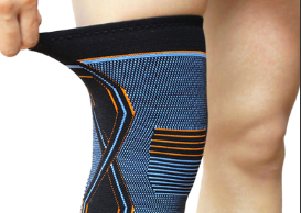 1PC Compression Knee Brace Workout Knee Support for Joint Pain Relief Running Biking Basketball Knitted Knee Sleeve for Adult