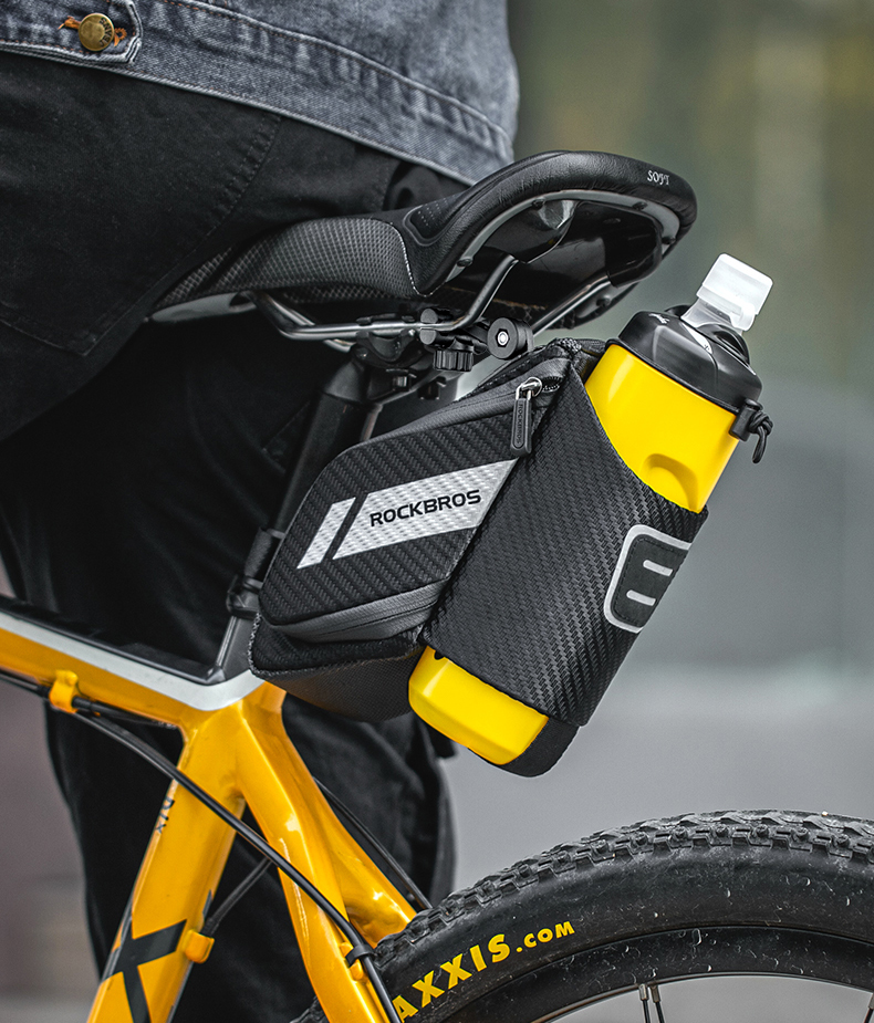 1.5L Bicycle Bag Water Repellent Durable Reflective MTB Road Bike With Water Bottle Pocket Bike Bag Accessories Multifunctional Bags