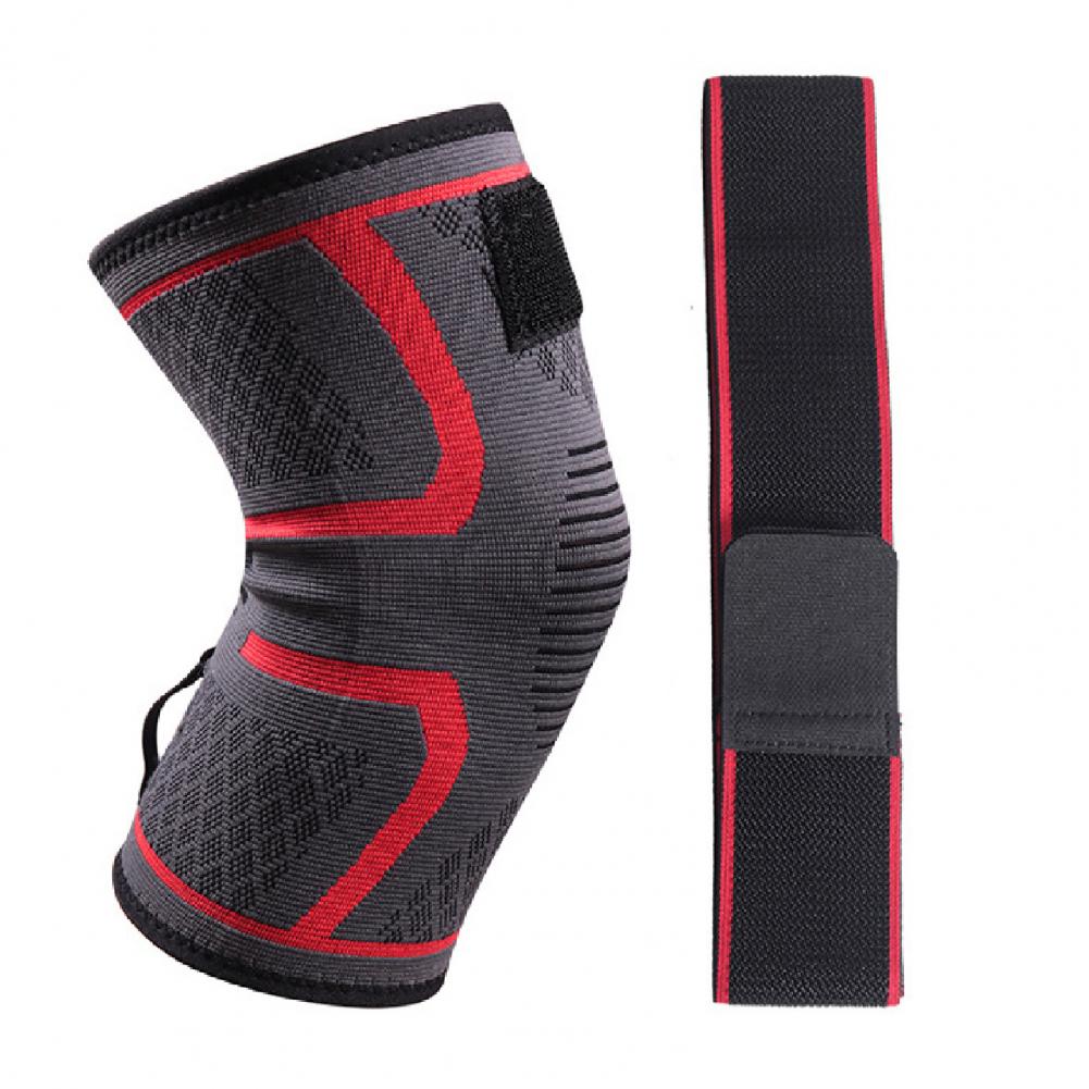 Knee Compression Sleeve 1Pc Fashion Elastic Long-lasting Sports Men Pressurized Bandage Knee Pads for Sports
