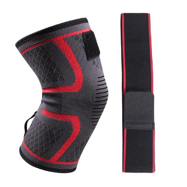 Knee Compression Sleeve 1Pc Fashion Elastic Long-lasting Sports Men Pressurized Bandage Knee Pads for Sports