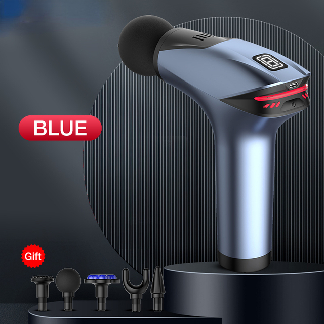 Icy Cold Compress Massage Gun Electric Percussion Pistol Massager For Body Neck Back Sport Deep Tissue Muscle Relaxation Fitness