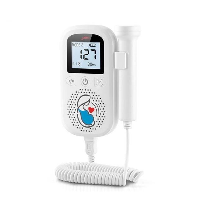 Maternity Home Fetal Doppler Heartbeat Detector Measure Pregnant Women Heart Rate Sound Movement Instrument Health Care Tools