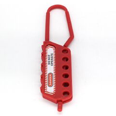 Nylon Hasp Lockout Idustrial 6 Holes Multiple Isolation Safety Lockout Hasp Loto lock out tag out