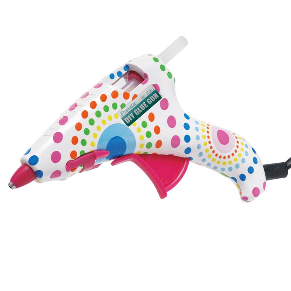 Fashion Design Pro'sKit GK-352G 220V Hot Melt Glue Gun DIY Repair Hot Melt Glue Tools Mini Glue Guns Portable