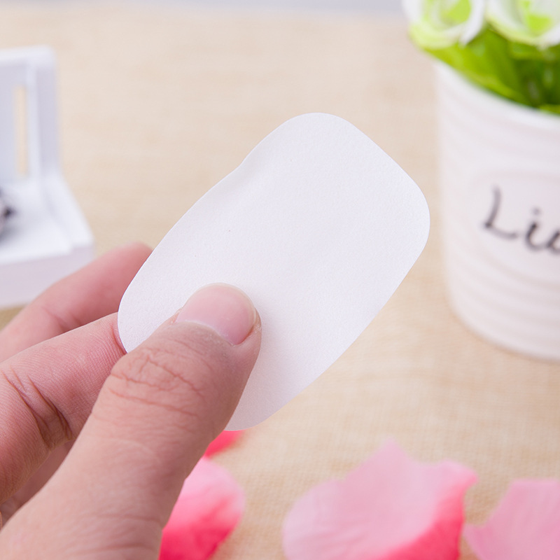 Random shipments 20Pcs/box Disposable Scented Mini Cleaning Paper For Travel Convenient Easy Washing Hand Disinfecting Soap Bathroom Accessories