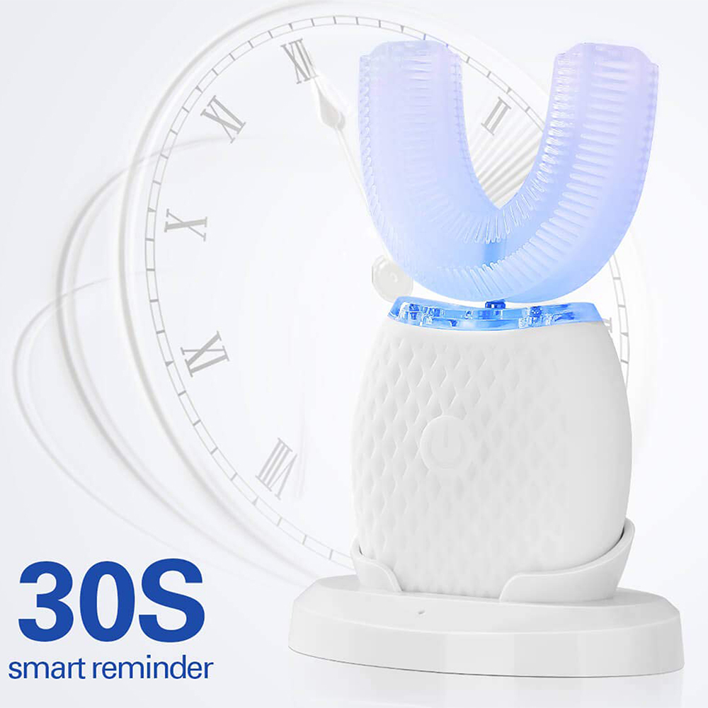 Silicone Electric Toothbrush 360 Degree for Children/Aldult Smart Automatic Whitening Blue Light Tooth Brush Baby Brush