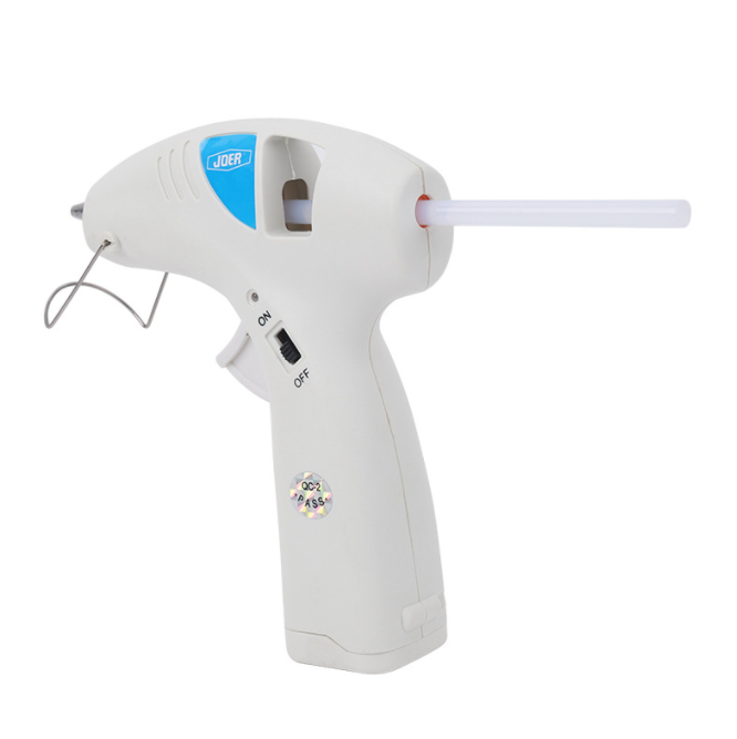Cordless Hot Melt Glue Gun 10W Electric Hot Melt Glue Gun Aluminum Nozzle Mini Portable Home Heat Temperature Power Repair Tool