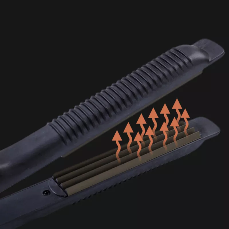 Corrugation Flat Iron Hair Straightener Professional Straightening Irons Corrugated Hair Curler Crimping Corn Perm Curling Iron