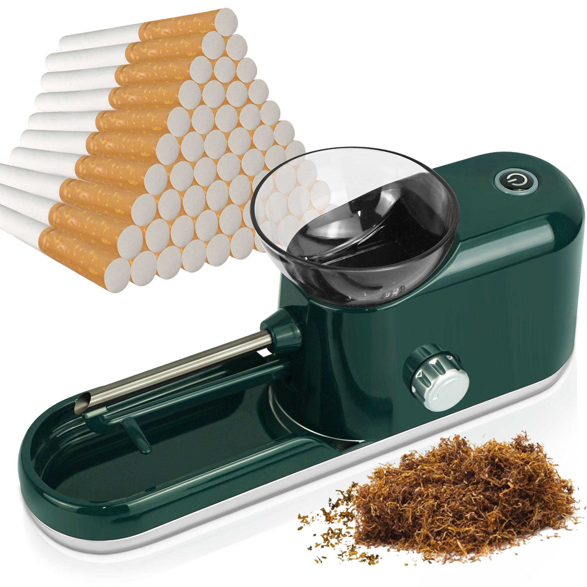 Kitchen Dining room appliances 6.5/8mm Injector Maker Electric Automatic Cigarette Rolling Machine Filling Tobacco Smoke Roller Making Cigarette Accessories